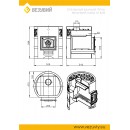 Печь для бани ВЕЗУВИЙ Лава 12 (ДТ-3) б/в 2022