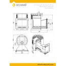 Печь для бани ВЕЗУВИЙ Лава 22 Панорама 2022