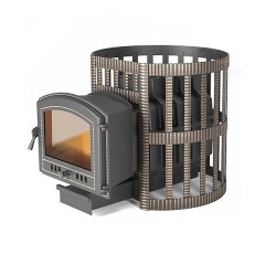 Чугунная печь для бани Везувий Легенда Ретро 24 Ковка (224)