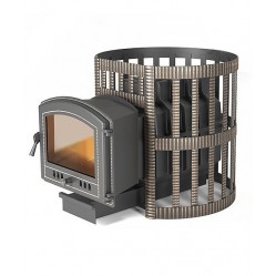 Чугунная печь для бани Везувий Легенда Ретро 24 Ковка (224)