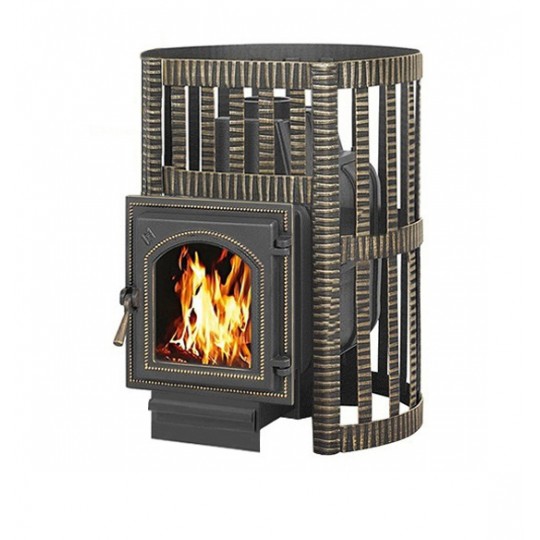 Чугунная печь для бани Везувий Легенда ковка 22 (270) Б/В