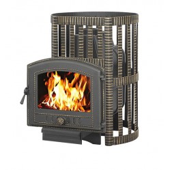 Чугунная печь для бани Везувий Легенда ковка 28 (224)