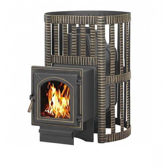 Чугунная печь для бани Везувий Легенда ковка 28 (270)