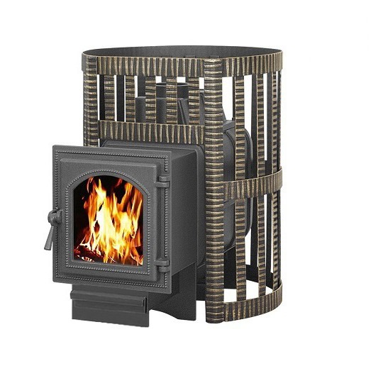 Чугунная печь для бани Везувий Легенда ковка 16 (270)