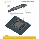 Дверца для облицовки ДТ-3 З/К чугунная