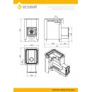 Печь для бани ВЕЗУВИЙ Русичъ Антрацит 16 (ДТ-3С) 2022
