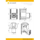 Печь для бани Везувий Скиф Стандарт 28 (ДТ-4)