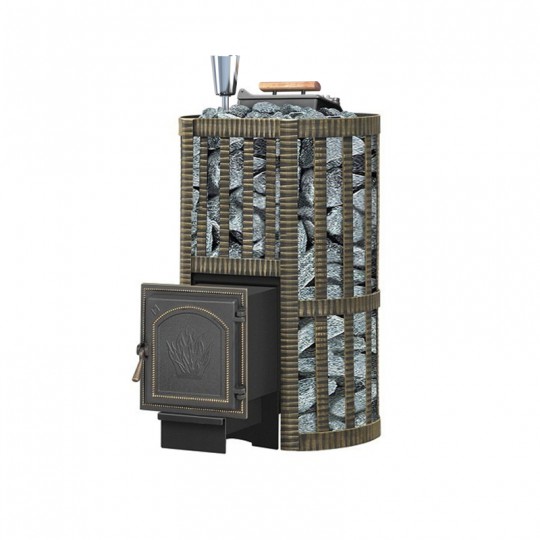 Чугунная печь для бани Везувий Ураган ковка 22 (271)