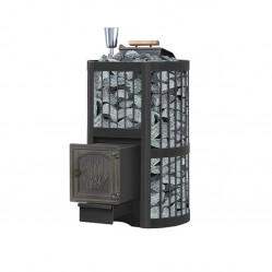 Чугунная печь для бани Везувий Ураган стандарт 28 ДТ-4