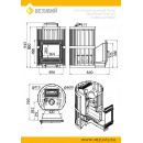 Чугунная Печь ВЕЗУВИЙ Ураган Ковка 22 (505)
