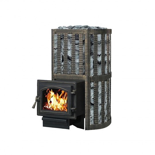 Чугунная печь для бани Везувий Ураган ковка 12 (260)