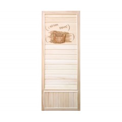 Дверь DoorWood 750x1850 Вагонка (с легким паром, коробка липа)