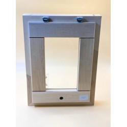 Окно стеклопакет для бани 30х40 из Ольхи