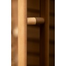 Стеклянная дверь для бани/сауны COOPER PREMIUM 200*81,5 (бронза) коробка ОЛЬХА