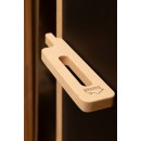 Стеклянная дверь для бани/сауны COOPER PRO 200*81,5 (бронза матовая) коробка ОЛЬХА