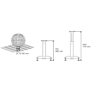 Подставка Harvia HGL3 Globe телескопическая