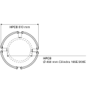 Защитные перила Harvia HPC8