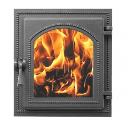 Дверка ВЕЗУВИЙ каминная 270 (Антрацит)