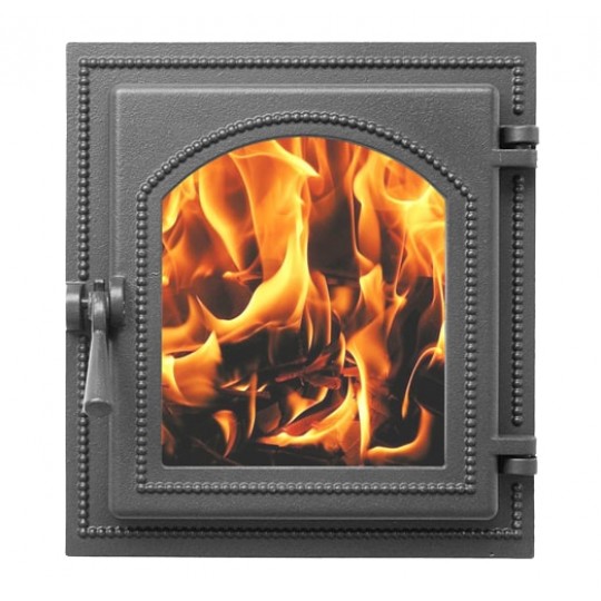 Дверка ВЕЗУВИЙ каминная 270 (антрацит)