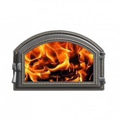 Дверка ВЕЗУВИЙ каминная 222 (Бронза)