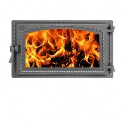 Дверка ВЕЗУВИЙ каминная 230 (Антрацит)