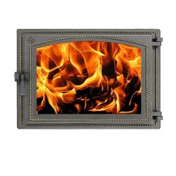 Дверка ВЕЗУВИЙ каминная 240 (Бронза)