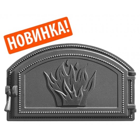 Дверка ВЕЗУВИЙ каминная 223 (антрацит)