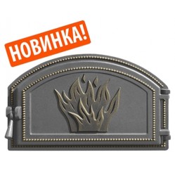 Дверка ВЕЗУВИЙ каминная 223 (Бронза)