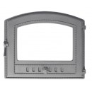 Дверка ВЕЗУВИЙ каминная 224 (не крашенная, без стекла)