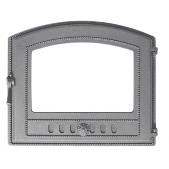 Дверка ВЕЗУВИЙ каминная 224 (не крашенная, без стекла)