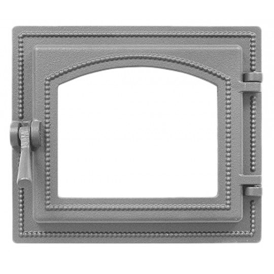 Дверка ВЕЗУВИЙ каминная 260 (не крашенная, без стекла)