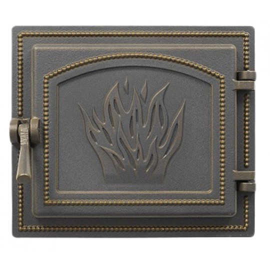 Дверка ВЕЗУВИЙ каминная 261 (Бронза)