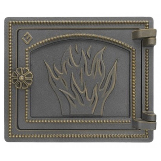 Дверка ВЕЗУВИЙ печная ДТ-3 (бронза)