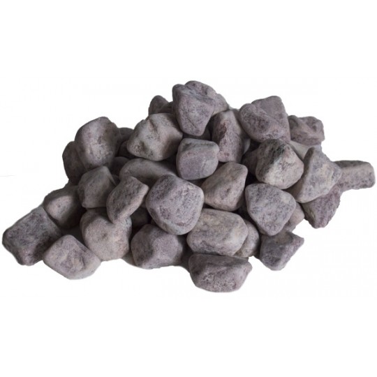 Камни для бани Малиновый кварцит "Сердце Карелии" (обвалованный) 20кг