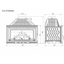 Каминная топка KawMet W15 STANDARD (12 kW) Каминная топка KawMet W15 STANDARD (12 kW)