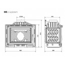 Каминная топка KawMet W6 (13.7 kW)