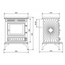 Печь камин KawMet P3 (7,4 kW) Eko