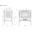Печь камин KawMet P7 (9,3 kW) Eko