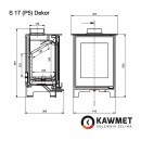Печь камин KawMet Premium S17 Dekor (4,9 kW)