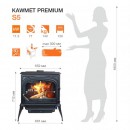 Печь камин KawMet Premium S5 (11,3 kW)