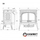 Печь камин KawMet Premium S8 (13,9 kW)