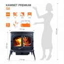 Печь камин KawMet Premium S8 (13,9 kW)