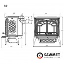 Печь камин KawMet Premium S9 (11,3 kW)