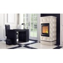 Печь камин Kratki BLANKA KAFEL K (кафель кремовый)