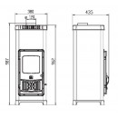 Печь-камин Plamen Dora 10 N