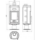 Печь-камин Plamen Hana