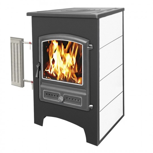 Печь-камин Этна (бкд) c плитой и Т/О