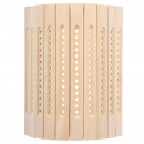 Абажур угловой «Рассвет», липа 35х11х27см арт.32177