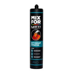 Герметик битумный MIXFOR МТ-77 черный, 310 мл