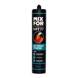 Герметик битумный MIXFOR МТ-77 черный, 310 мл Герметик битумный MIXFOR МТ-77 черный, 310 мл